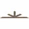 Ekena Millwork Saratoga Smooth Timber Gable Bracket, Douglas Fir, 84"W x 28"H x 1 1/2"D x 5 1/2"F, 8/12 Pitch GBW084X28X0206SAR00SDF - alternate 2